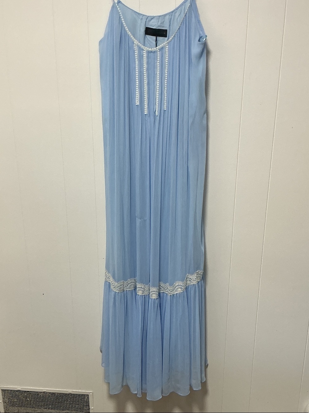 Zara baby blue fully lined dress
